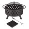 Pure Garden 32-Inch Wood Burning Fire Pit, Black 50-105 - alternate 4